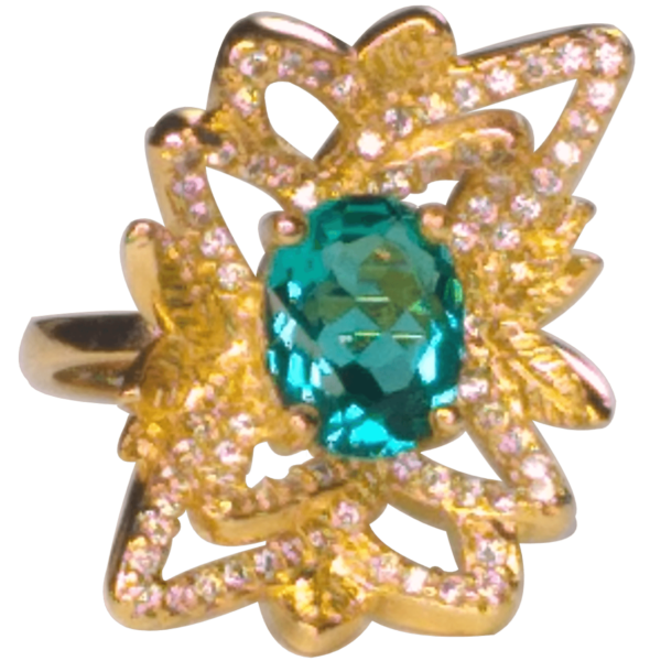 Anel Flor 70 pedras - Imagem 2