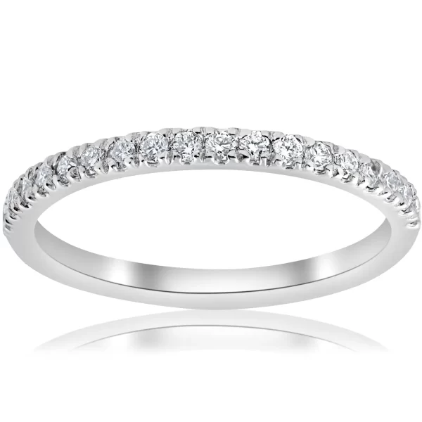 Meia Aliança - Banhado Ouro Ou Prata Com Pedras Cristal